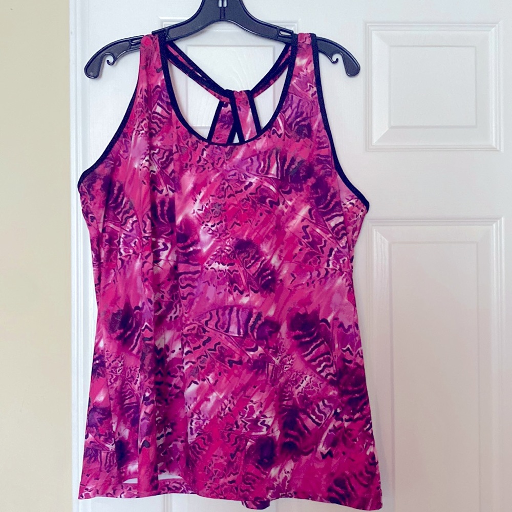 Exercise,Sports, Workout Top Pink multi color